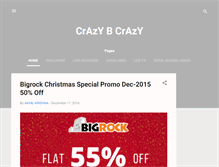 Tablet Screenshot of crazybcrazy.in